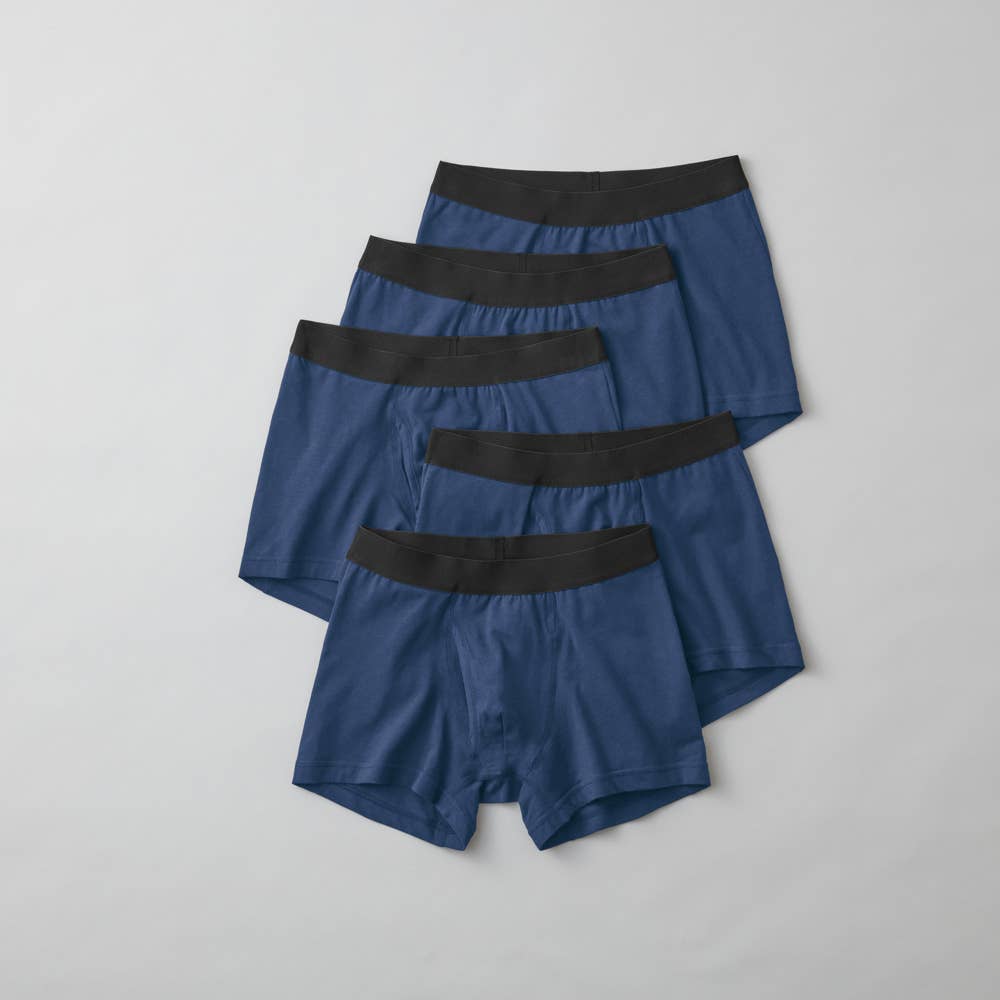 拳擊內褲 (前開口) (5條組) 【SALE】